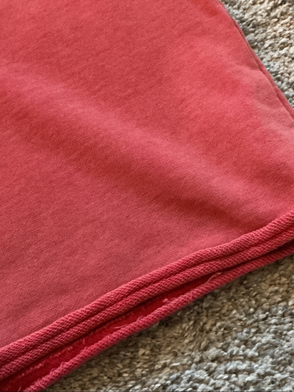 POL Wide-Leg Red Lounge Pants with Plaid Pockets - Picture 8 of 10